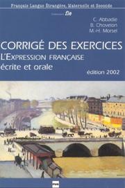 Cover of: L Expression Francais-Key by Abbadie