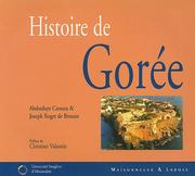Cover of: Histoire de Gorée by Joseph-Roger de Benoist