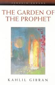 Cover of: Garden of the Prophet by Kahlil Gibran