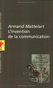 Cover of: L'invention de la communication