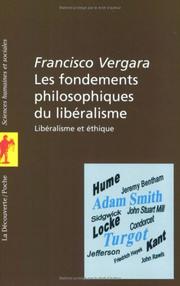 Cover of: Les fondements philosophiques du libéralisme