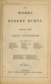 Cover of: The works of Robert Burns