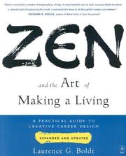 Cover of: Zen and the Art of Making a Living | Laurence G. Boldt