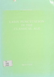 Cover of: Latin punctuation in the classical age