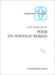Cover of: Pour Un Nouveau Roman