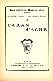 Les maitres humoristes by Caran d'Ache