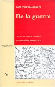 Cover of: De la guerre