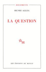 Cover of: La question by Henri Alleg