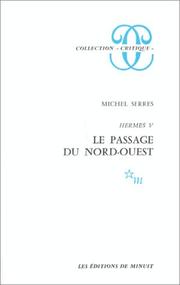 Cover of: Le Passage du Nord-Ouest