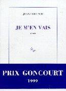 Cover of: Je M'en Vais by Jean Echenoz