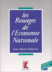 Les rouages de l'économie nationale by Jean Marie Albertini