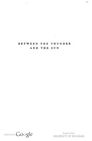 Cover of: Between The Thunder And The Sun