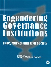 Cover of: Engendering governance institutions: state, market, and civil society