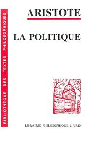 Cover of: La politique by Aristotle
