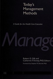 Cover of: Today's Management Methods by 