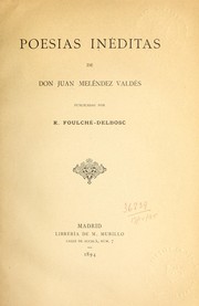 Cover of: Poesias inéditas