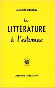 Cover of: La Littérature à l'estomac