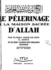Cover of: Le pèlerinage à la maison sacrée d'Allah