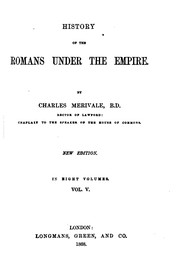 Cover of: History of the Romans under the Empire