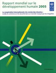 Cover of: Rapport Mondial Sur Le Developpement Humain 2005 by 