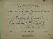 Cover of: Notturno pour la harpe, ou piano forte, et violon, oeuvre 53