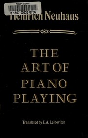 Cover of: The art of piano playing