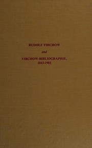 Cover of: Rudolf Virchow