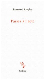 Cover of: Passer à l'acte