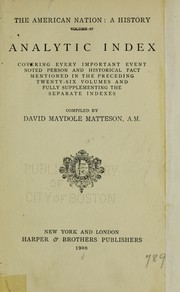 Cover of: The American nation by David Maydole Matteson