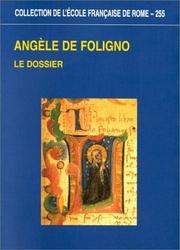 Cover of: Angèle de Foligno: le dossier