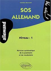 Cover of: Sos en allemand by Burnan