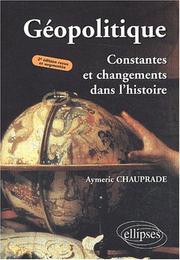 Cover of: Géopolitique constantes et changements dans l'histoire (n.e)