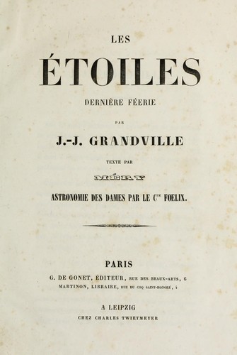 Les étoiles by Joseph Méry