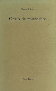 Cover of: Oficio de muchachos.