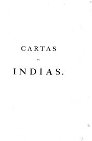 Cover of: Cartas de Indias. by Spain. Ministerio de Fomento.