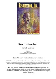 Cover of: Resurrection, Inc. by Kevin J. Anderson