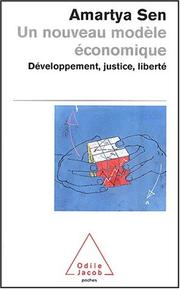 Cover of: Un nouveau modèle économique by Amartya Sen, Michel Bessières