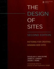 Cover of: The design of sites by Douglas K. Van Duyne