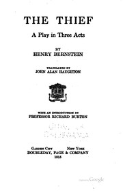 Cover of: The thief by Henry Bernstein