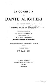 Cover of: La Commedia di Dante Alighieri by Dante Alighieri