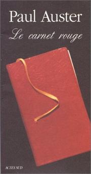 Cover of: Le Carnet rouge