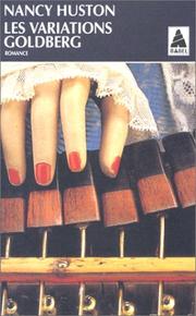 Cover of: Les Variations Goldberg by Nancy Huston