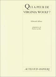 Cover of: Qui a peur de Virginia Woolf?