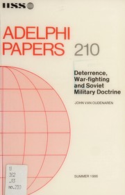 Cover of: Deterrence, war-fighting, and Soviet military doctrine