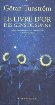 Cover of: Le livre d'or des gens de Sunne by Göran Tunström