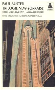 Cover of: Trilogie new-yorkaise (nouvelle édition)