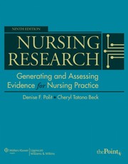Cover of: Nursing research by Denise F. Polit