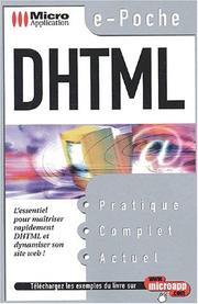 Cover of: Dhtml