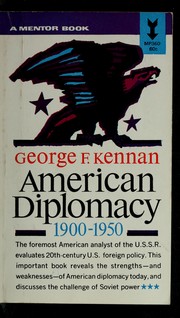 Cover of: American diplomacy, 1900-1950. by George Frost Kennan