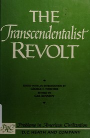 Cover of: The transcendentalist revolt
